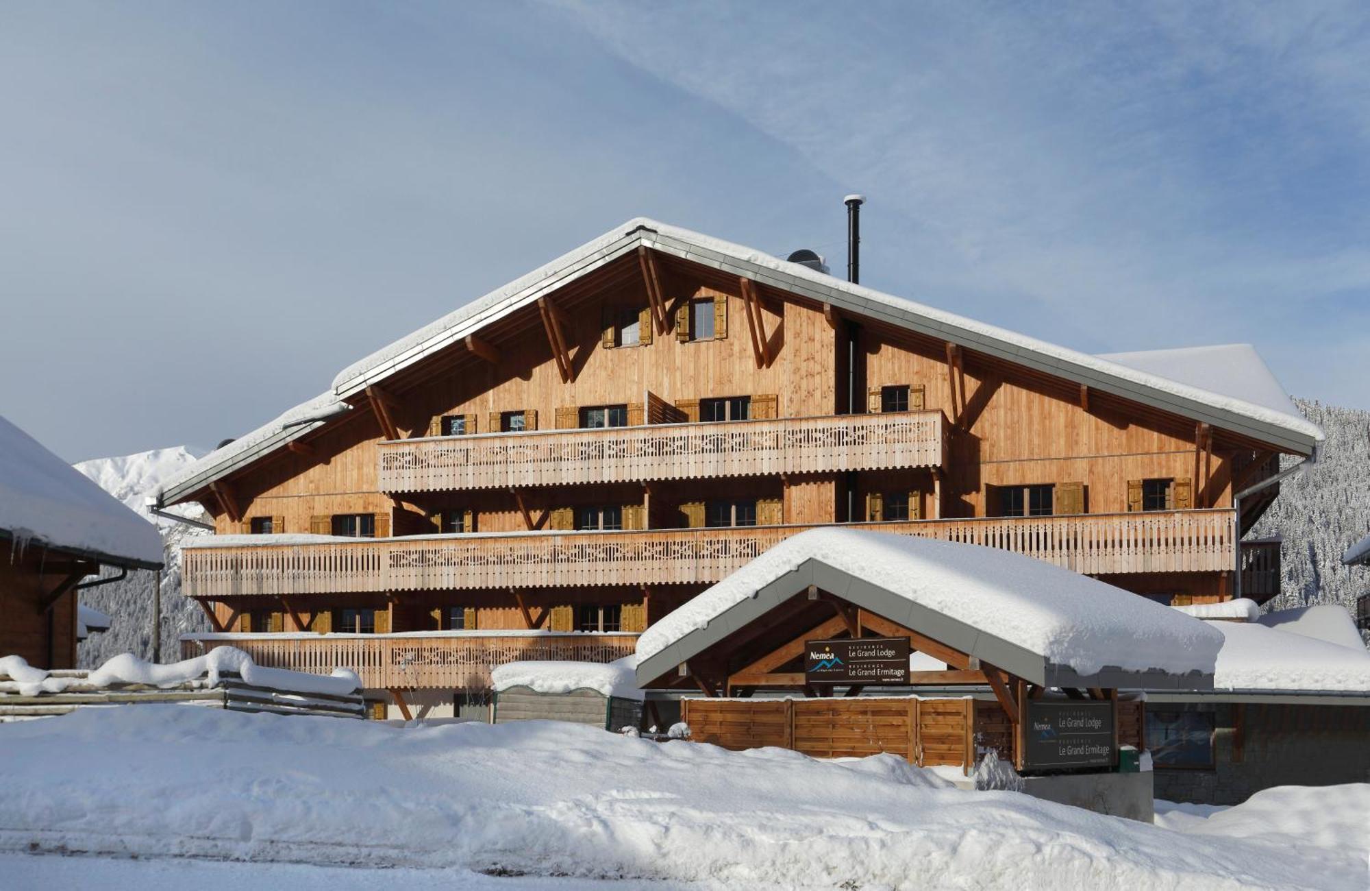 Résidence Néméa Le Grand Ermitage Châtel Esterno foto