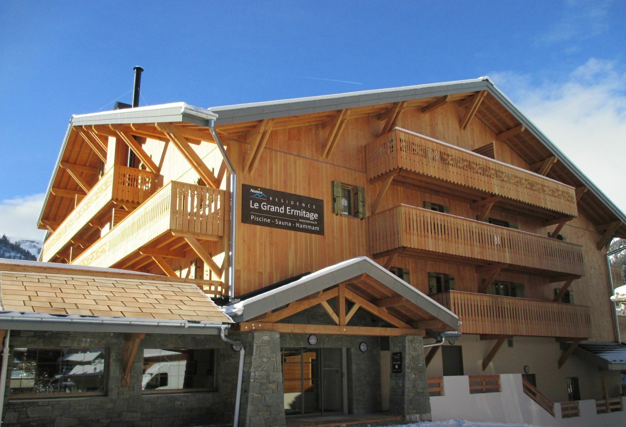 Résidence Néméa Le Grand Ermitage Châtel Esterno foto