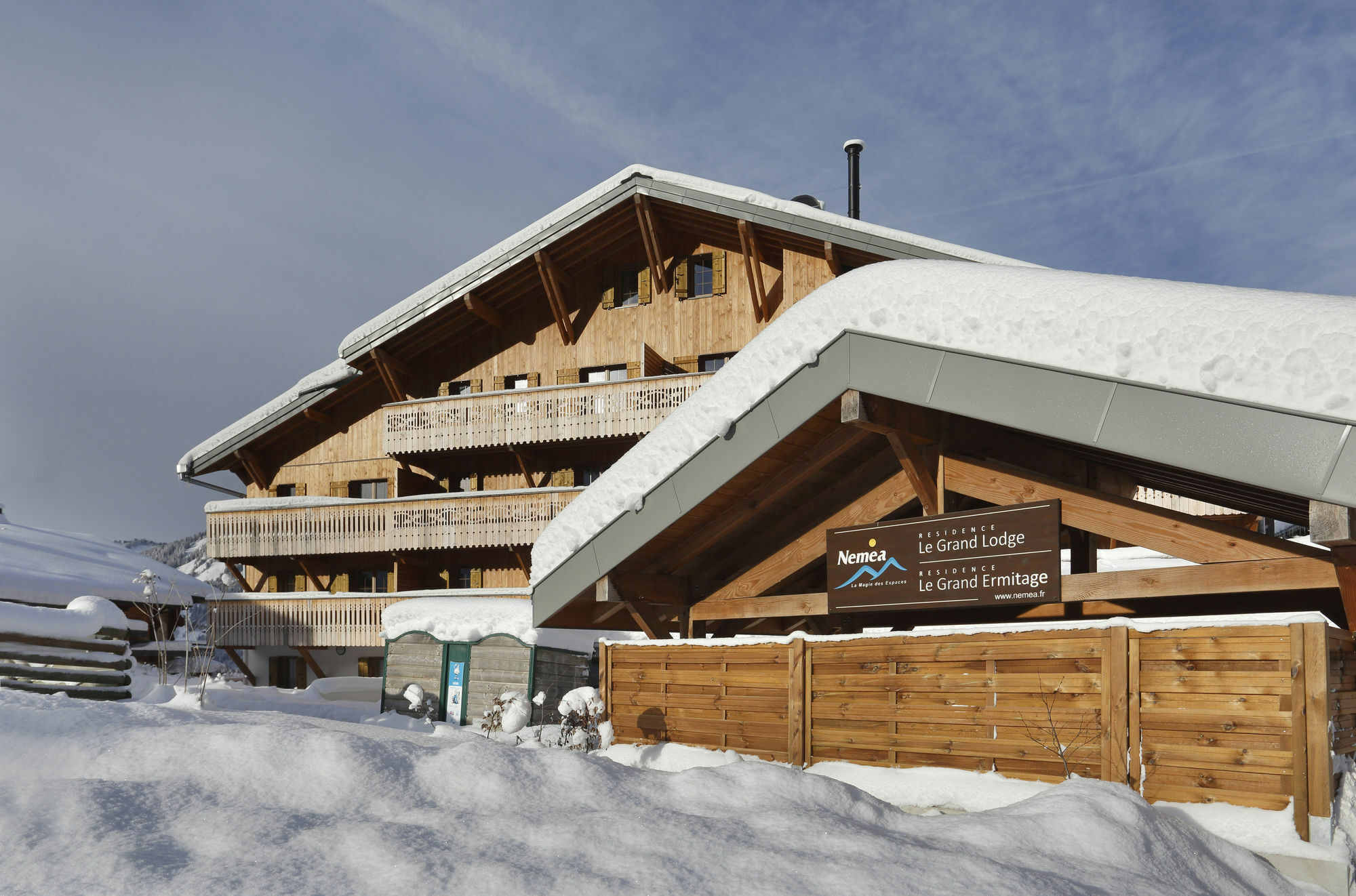 Résidence Néméa Le Grand Ermitage Châtel Esterno foto