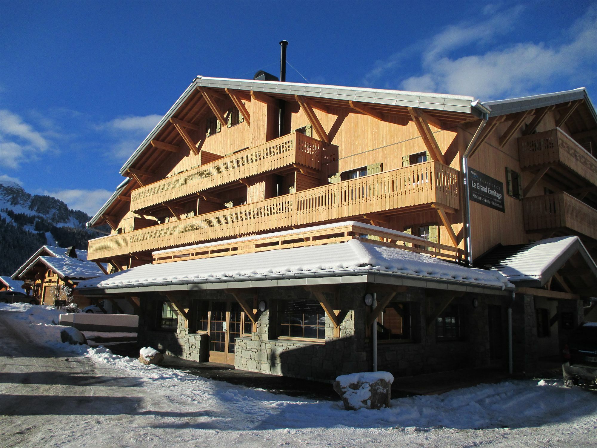Résidence Néméa Le Grand Ermitage Châtel Esterno foto